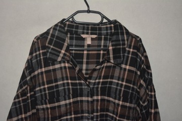 Luźna flanelowa koszula H&M XL