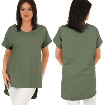 F625 ТУНИКА оверсайз асимметричная