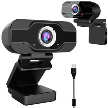Kamera internetowa 480p mikrofon 1,3m Czarna USB 2.0 DO KONFERENCJI WIDEO