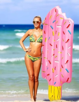 МАТРАС ДЛЯ ПЛАВАНИЯ, НАДУВАННЫЙ ПЛЯЖ WATER ICE, ДЛЯ БОЛЬШОГО БАССЕЙНА 196 Х 86 СМ