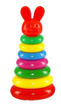 UKŁADANKA PIRAMIDA LOGICZNA 24 CM