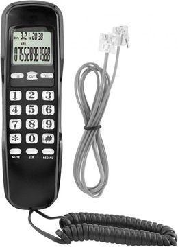 Telefon stacjonarny, mini telefon cienny, mini