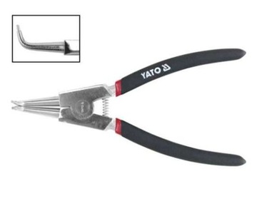 Szczypce segera , zewnętrzne wygięte 150 mm