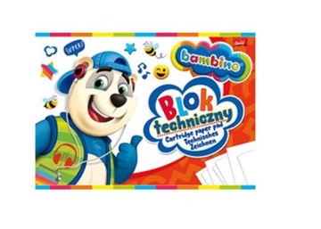 BAMBINO BLOK TECHNICZNY A3/10K BIAŁY