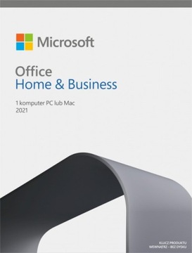 Microsoft Office 2021 Home & Business PL Word Excel PowerPoint firma 1osoba
