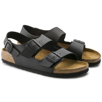 Birkenstock męskie sandały MILANO BS 034791 - czarne