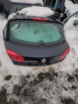 VÍKO KUFRU SKLO (OKNO) KUFRU ZADNÍ RENAULT VELSATIS