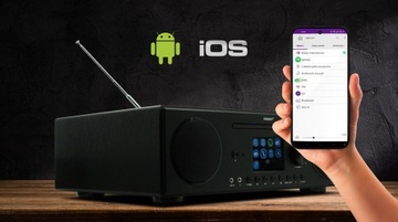Интернет-радио Wi-Fi Ferguson Regent i450s DAB+ FM CD BT Spotify Черный