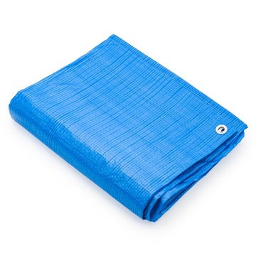 Plandeka okryciowa 60g/m2 mocna niebieska 8x12m UV