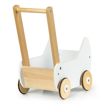 Деревянная кукольная коляска, толкатель, ходунки ECOTOYS
