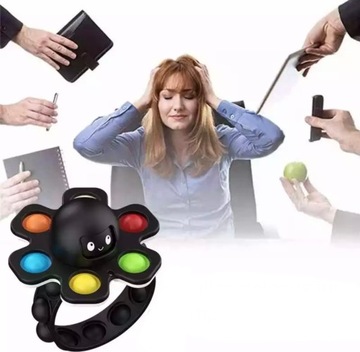 БРАСЛЕТ POP IT ДЛЯ ДЕВОЧКИ АНТИСТРЕСС Осьминог Осьминог