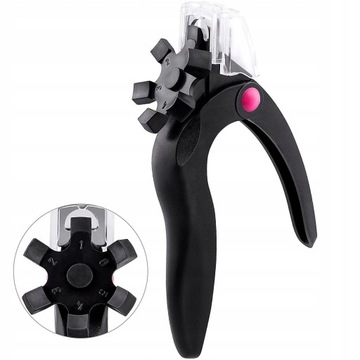 Black Acrylic Nail Clipper, Adjustable Stainless