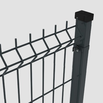 Panel ogrodzeniowy fi 4.0 x 2.03 x 4 V Grafit