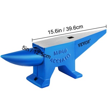 VEVOR Kowadło Żeliwne Warsztatowe 40KG Kowalskie