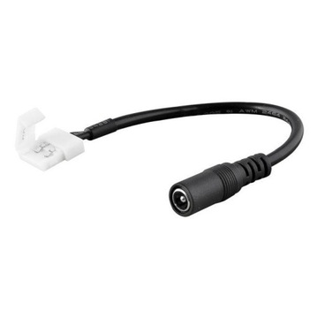 Złącze taśmy LED 10mm 2 pin zatrzask kabel gniazdo
