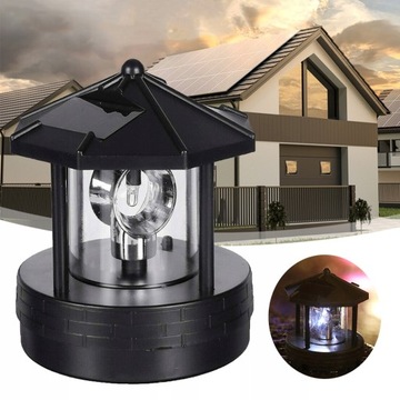 LATARNIA SŁONECZNA LED SOLARNA ZEWNĘTRZNA 360°LED