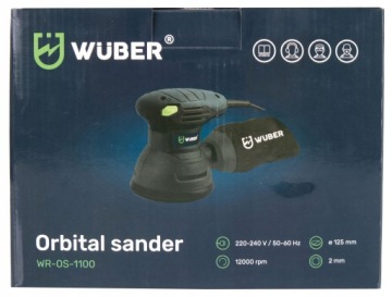 Эксцентриковая шлифовальная машина Wuber, 1100 Вт, 230 В.