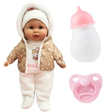 Lalka Bobas Julka Uczy 120 słów Śpiewa Opowiada Bajki ze Smoczkiem Butelka