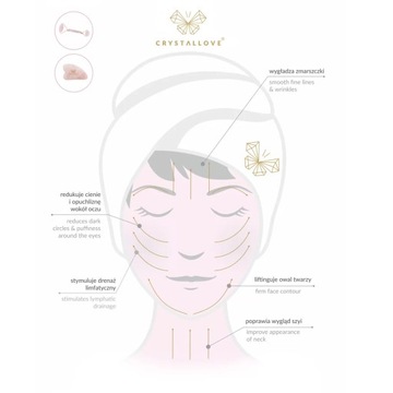 CRYSTALLOVE Массажный гриб для лица из лазурита