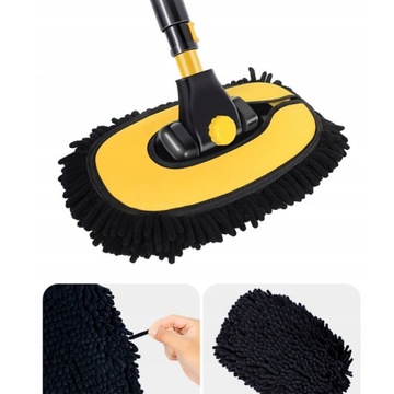MOP TELESKOPOWY DO MYJNI SAMOCHODOWYCH SZCZOTKA Z MIKROFIBRY 102CM