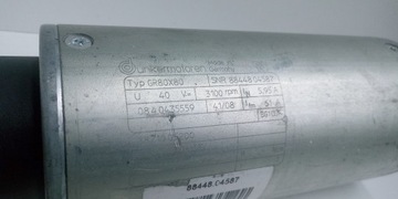GR80x80 Dunkermotoren Двигатель постоянного тока 40 В