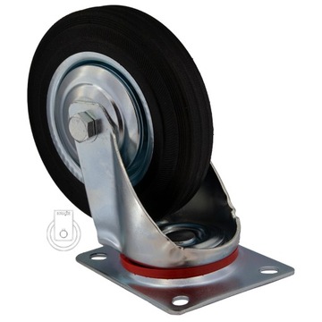 НАБОР ИЗ 4 ШТ. Полочная тележка WHEELS fi 160 13STGU160