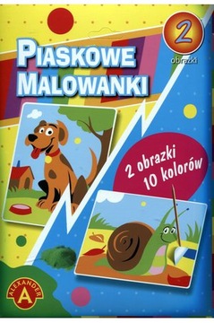 PIASKOWE MALOWANKI - Pies i ślimak