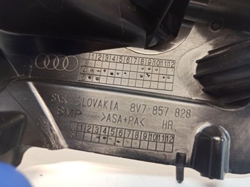 AUDI A3 8V CABRIO VODÍTKO PÁSY PRAVÁ 8V7857828