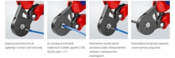 KNIPEX 97 53 14 клещи для обжима концов