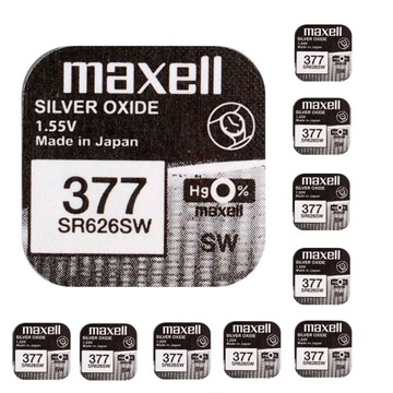 Bateria zegarkowa Maxell 377 1szt srebrowa