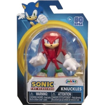 SONIC THE HEDGEHOG JAKKS PACIFIC SEGA ORYGINALNA RUCHOMA FIGURKA KNUCKLES