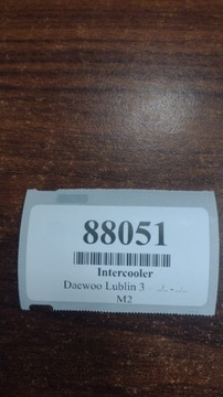 DAEWOO LUBLIN 2.4 INTERCOOLER