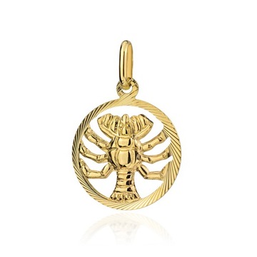 Zawieszka złota 585 (14k) zodiaku RAK