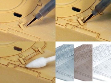 Panel Line Accent Color D Коричневый 40 мл Tamiya 87140