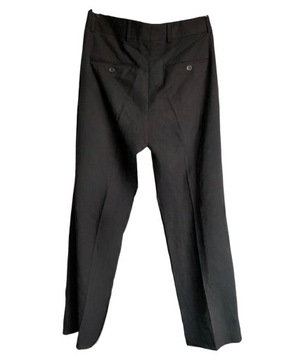 Zara Spodnie garniturowe z wiskozą eleganckie od garnituru w kant męskie 38