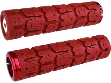 Chwyty rowerowe Odi Rogue V2.1 Lock On - Czerwone