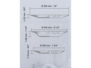 НАБОР ОБЕДЕННЫЙ СЕРВИС EBRO 36EL НА 12 ПЕРСОН БЕЛЫЕ ТАРЕЛКИ БОРМИОЛИ