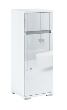 095-020 Szafka Łazienkowa 32/100 - BIAŁY / POŁYSK