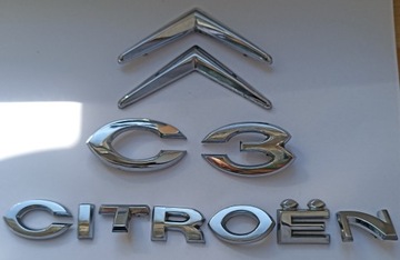 Napis emblemat Citroen C3
