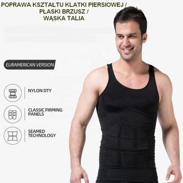 Мужская футболка для похудения SlimBody XL, черная