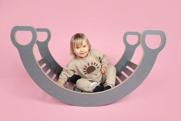 БОЛЬШАЯ КАЧКА 3в1 + РАЗДВИЖНАЯ ЛЕСТНИЦА + ТУПТИ.ДЕРЕВЯННАЯ ВЕРХНЯЯ