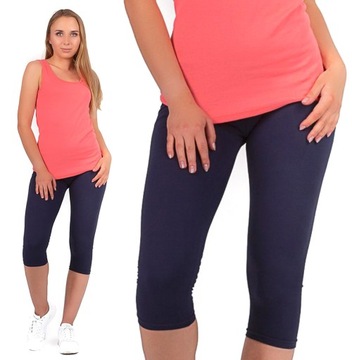 MORAJ LEGGINSY 3/4 z wysokim stanem KRYJĄCE - S/M