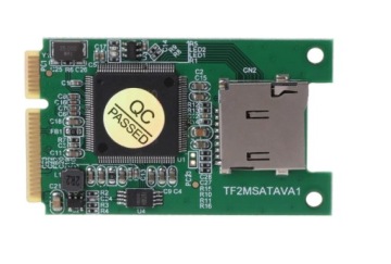 Adapter Micro SD TF do Mini PCI-E mSATA SSD dysk SSD