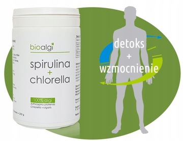 3x Спирулина + Хлорелла - токсины 400 таблеток