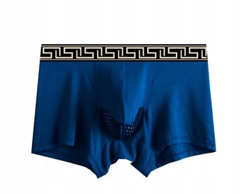 5x Męska modal bokserki bielizna oddychająca blue