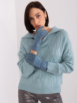 Женские сенсорные перчатки на пять пальцев СО ВСТАВКАМИ