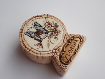Porcelanowa Skarbonka Florida Treasure Craft USA