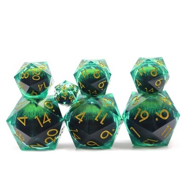 ВРАГ В КУСТАХ LIQUID DICE D20 3,3 CM RPG DICE