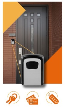 МЕТАЛЛИЧЕСКИЙ БЕЗОПАСНЫЙ ЯЩИК ДЛЯ КЛЮЧЕЙ НАСТЕННЫЙ ЯЩИК ДЛЯ КЛЮЧЕЙ КОД ДЛЯ КОМБИНАЦИИ