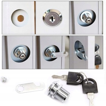 ЗАМОК ДЛЯ МЕТАЛЛИЧЕСКИХ ШКАФОВ, МЕБЕЛЬ ДЛЯ ОКОН, 5 шт.